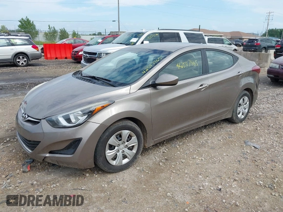 2016 Hyundai Elantra SE with VIN 5NPDH4AE8GH751419, listed as a IAAI auction lot 42547465 with 122,476 mi miles and . Bid and sale history available at DreamBid. Image 17.