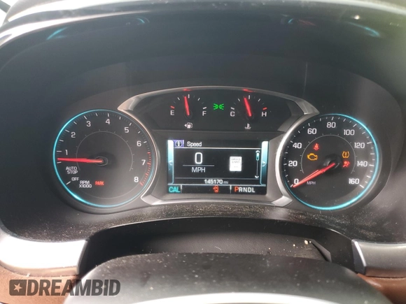 2018 Chevrolet Traverse High Country with VIN 1GNEVKKW7JJ250813, listed as a Copart auction lot 58981395 with 145,170 mi miles and Salvage title. Bid and sale history available at DreamBid. Image 9.