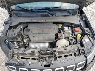 2022 Jeep Compass Sport with VIN 3C4NJCAB9NT139431, listed as a Copart auction lot 57057945 with 50,472 mi miles and Salvage title. Bid and sale history available at DreamBid. Image 12.
