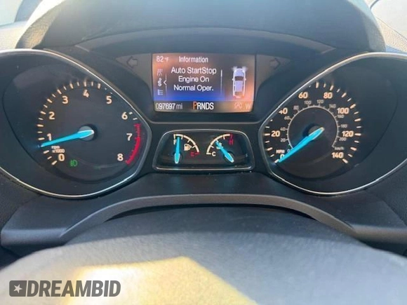 2017 Ford Escape SE with VIN 1FMCU0GD2HUA19806, listed as a Copart auction lot 54800235 with 97,697 mi miles and Salvage Title. Bid and sale history available at carsss.com. Image 9.