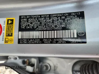 2013 Lexus CT 200h с VIN JTHKD5BH2D2158510, выставлен на аукционе Copart как лот 62389395 с пробегом 153 402 миль миль и Списание • Salvage title. История ставок и продаж доступна на DreamBid. Изображение 14.