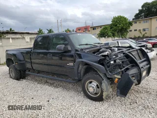 2005 Chevrolet Silverado 3500 DRW LT with VIN 1GCJK33265F908745, listed as a Copart auction lot 76309194 with 214,080 mi miles and Salvage Title. Bid and sale history available at carsss.com. Image 4.