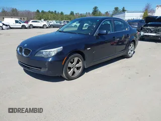 2008 BMW 5 Series 528xi with VIN WBANV13558CZ53752, listed as a IAAI auction lot 42106775 with 190,765 mi miles. Bid and sale history available at carsss.com. Image 2.