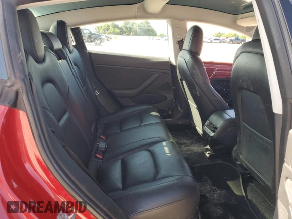 2018 Tesla Model 3 Long Range Battery with VIN 5YJ3E1EA0JF058425, listed as a Copart auction lot 52443635 with 80,722 mi miles and Salvage Title. Bid and sale history available at DreamBid. Image 10.