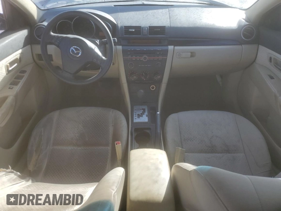 2005 Mazda 3 i with VIN JM1BK12F851220563, listed as a Copart auction lot 49443555 with 170,073 mi miles and Salvage Title. Bid and sale history available at DreamBid. Image 8.