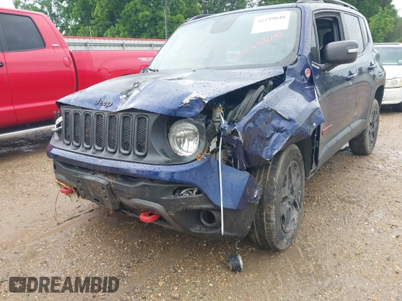 2018 Jeep Renegade Trailhawk with VIN ZACCJBCB5JPH58897, listed as a IAAI auction lot 42299048 with 77,204 mi miles and . Bid and sale history available at DreamBid. Image 6.