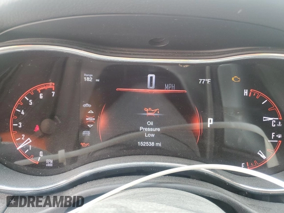 2016 Dodge Durango R/T with VIN 1C4SDJCT8GC481536, listed as a Copart auction lot 56406525 with 152,538 mi miles and Salvage title. Bid and sale history available at DreamBid. Image 9.