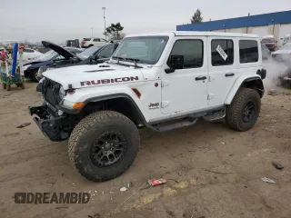 2021 Jeep Wrangler Unlimited Rubicon with VIN 1C4JJXFG3MW863795, listed as a Copart auction lot 86586464 with 18,711 mi miles and Clean Title. Bid and sale history available at carsss.com. Image 1.