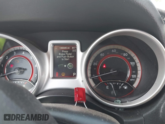 2017 Dodge Journey GT with VIN 3C4PDDEGXHT596541, listed as a IAAI auction lot 42220174 with 135,345 mi miles and . Bid and sale history available at DreamBid. Image 7.