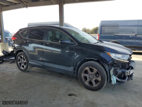 2017 Honda CR-V EX-L with VIN 7FARW1H83HE015356, listed as a Copart auction lot 50662535 with 157,092 mi miles and Salvage Title. Bid and sale history available at carsss.com. Image 4.