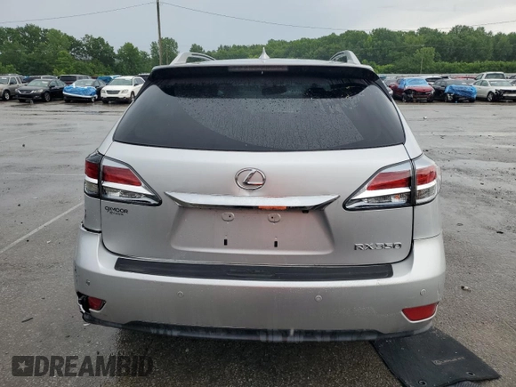 2014 Lexus RX 350 with VIN 2T2ZK1BAXEC148033, listed as a Copart auction lot 60248335 with 100,347 mi miles and Clean title. Bid and sale history available at DreamBid. Image 6.