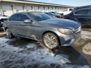 2019 Mercedes-Benz C 300 with VIN 55SWF8EBXKU300214, listed as a Copart auction lot 88691205 with 63,550 mi miles and Salvage Title. Bid and sale history available at DreamBid. Image 4.
