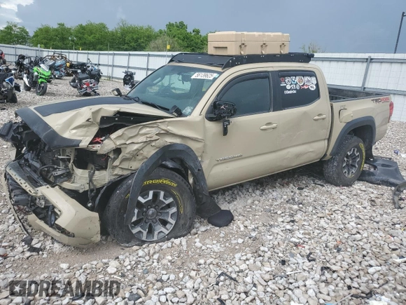 2017 Toyota Tacoma SR5 with VIN 3TMCZ5ANXHM049726, listed as a Copart auction lot 56139625 with 107,746 mi miles and Salvage title. Bid and sale history available at DreamBid. Image 1.