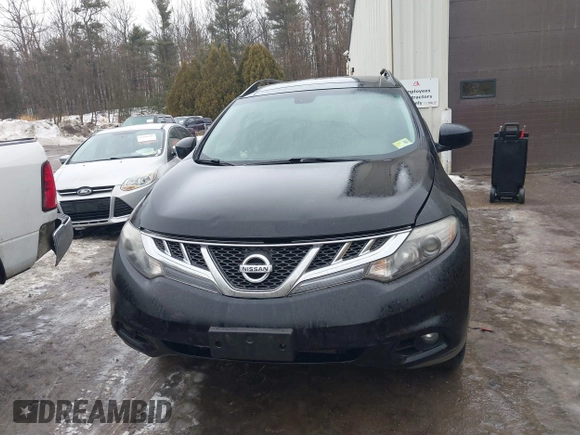2014 Nissan Murano S with VIN JN8AZ1MW8EW517148, listed as a IAAI auction lot 41683358 with 210,034 mi miles. Bid and sale history available at carsss.com. Image 12.