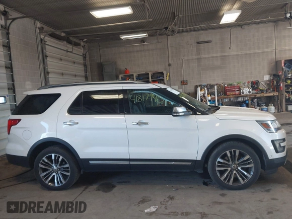 2016 Ford Explorer Platinum with VIN 1FM5K8HT0GGC42510, listed as a IAAI auction lot 41817940 with 112,801 mi miles and . Bid and sale history available at DreamBid. Image 13.