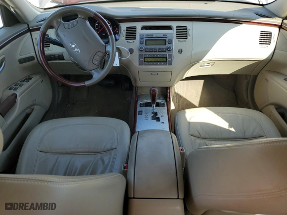 2008 Hyundai Azera Limited with VIN KMHFC46F48A295271, listed as a Copart auction lot 76299094 with 144,226 mi miles and Salvage Title. Bid and sale history available at carsss.com. Image 8.