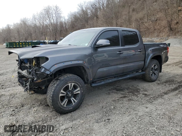 2016 Toyota Tacoma SR with VIN 3TMCZ5ANXGM042547, listed as a Copart auction lot 52010905 with 105,546 mi miles and Salvage Title. Bid and sale history available at carsss.com. Image 1.