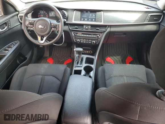 2017 Kia Optima LX with VIN 5XXGT4L35HG177799, listed as a Copart auction lot 54935045 with 92,216 mi miles and Salvage Title. Bid and sale history available at DreamBid. Image 8.