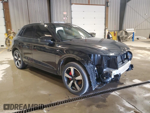 2024 Audi Q5 S line Prestige with VIN WA1FAAFY4R2020984, listed as a Copart auction lot 53344205 with 13,423 mi miles and Salvage title. Bid and sale history available at DreamBid. Image 4.