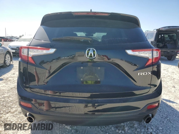 2020 Acura RDX with VIN 5J8TC1H32LL006833, listed as a Copart auction lot 75702944 with 67,310 mi miles and Salvage title. Bid and sale history available at DreamBid. Image 6.