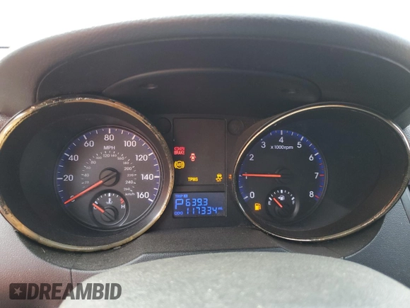 2011 Hyundai Genesis Coupe with VIN KMHHT6KD3BU044983, listed as a Copart auction lot 59171945 with 117,334 mi miles and Salvage title. Bid and sale history available at DreamBid. Image 9.