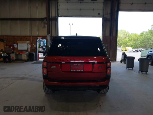 2018 Land Rover Range Rover HSE with VIN SALGS2SV6JA504358, listed as a IAAI auction lot 42692991 with 63,888 mi miles and . Bid and sale history available at DreamBid. Image 16.