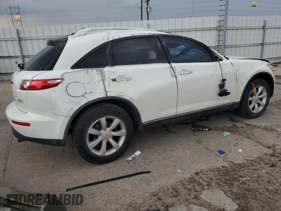 2004 Infiniti FX with VIN JNRAS08W94X203294, listed as a Copart auction lot 61272185 with 263,054 mi miles and Salvage title. Bid and sale history available at DreamBid. Image 3.