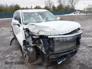 2020 Kia Telluride S with VIN 5XYP64HC4LG036632, listed as a IAAI auction lot 41734210 with 97,502 mi miles and . Bid and sale history available at carsss.com. Image 1.