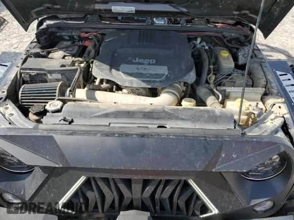 2016 Jeep Wrangler Unlimited Rubicon with VIN 1C4BJWFG8GL192077, listed as a Copart auction lot 58339005 with 62,076 mi miles and Salvage title. Bid and sale history available at DreamBid. Image 12.