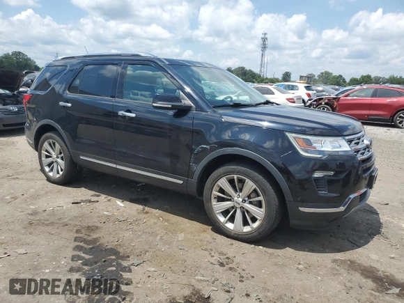 2018 Ford Explorer Limited with VIN 1FM5K8FH4JGC64564, listed as a Copart auction lot 63111625 with 145,794 mi miles and Clean title. Bid and sale history available at DreamBid. Image 4.