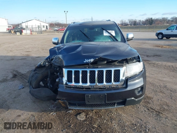 2013 Jeep Grand Cherokee Overland with VIN 1C4RJFCG7DC655471, listed as a IAAI auction lot 41241003 with 78,287 mi miles. Bid and sale history available at carsss.com. Image 12.