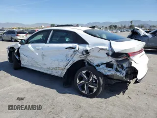 2021 Hyundai Elantra Limited with VIN 5NPLP4AG5MH010267, listed as a Copart auction lot 50348225 with 18,085 mi miles and Salvage Title. Bid and sale history available at DreamBid. Image 2.