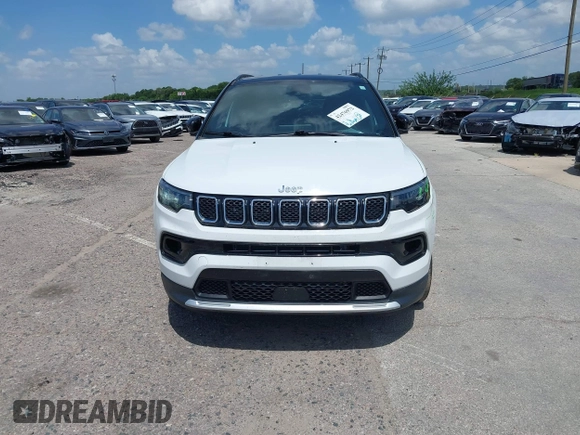 2023 Jeep Compass (RED) Edition with VIN 3C4NJDCN7PT566543, listed as a IAAI auction lot 42476972 with 45,439 mi miles and . Bid and sale history available at DreamBid. Image 12.