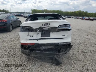 2023 Audi Q5 Sportback S line Premium Plus with VIN WA15AAFYXP2177153, listed as a Copart auction lot 52796865 with Not provided miles and Salvage title. Bid and sale history available at DreamBid. Image 6.