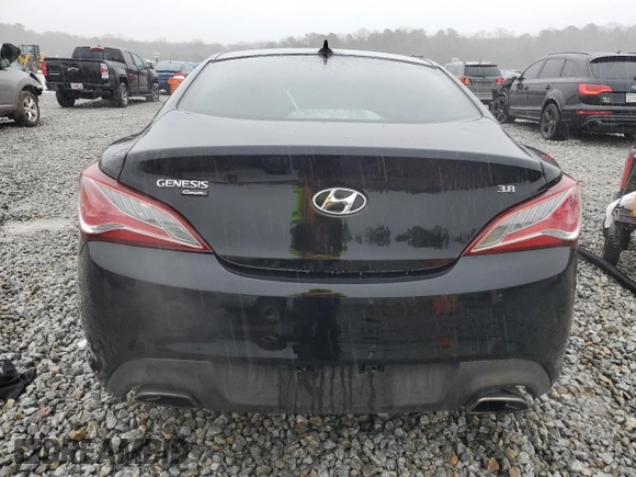 2015 Hyundai Genesis Coupe 3.8L Base with VIN KMHHT6KJ5FU129156, listed as a Copart auction lot 44579565 with 103,116 mi miles and Salvage title. Bid and sale history available at DreamBid. Image 6.