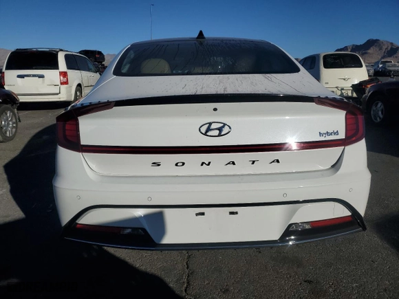2021 Hyundai Sonata Hybrid Limited with VIN KMHL54JJ7MA024014, listed as a Copart auction lot 44560805 with 44,927 mi miles and Salvage Title. Bid and sale history available at carsss.com. Image 6.