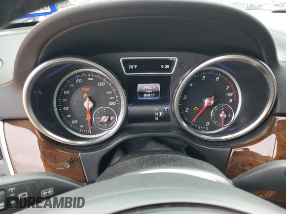 2017 Mercedes-Benz GLS 450 with VIN 4JGDF6EE6HA866956, listed as a Copart auction lot 47893135 with 86,817 mi miles and Salvage title. Bid and sale history available at DreamBid. Image 9.