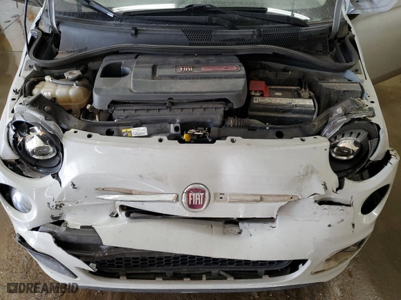 2017 FIAT 500 Pop with VIN 3C3CFFKR6HT561252, listed as a Copart auction lot 49450195 with 73,337 mi miles and Salvage Title. Bid and sale history available at carsss.com. Image 11.