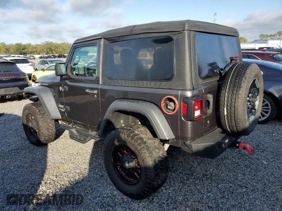 2018 Jeep Wrangler Sport with VIN 1C4GJXAG1JW219516, listed as a Copart auction lot 85608774 with 89,488 mi miles and Salvage Title. Bid and sale history available at DreamBid. Image 2.