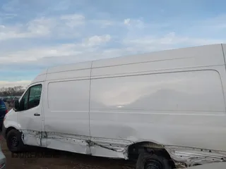 2023 Mercedes-Benz Sprinter Cargo with VIN W1Y4NCHY6PT120839, listed as a IAAI auction lot 40963564 with 128,639 mi miles. Bid and sale history available at carsss.com. Image 14.