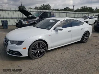 2016 Audi A7 3.0 Premium Plus with VIN WAUWGAFC9GN046515, listed as a Copart auction lot 53791335 with 184,002 mi miles and Salvage Title. Bid and sale history available at carsss.com. Image 1.