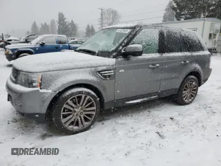 2011 Land Rover Range Rover Sport HSE LUX with VIN SALSK2D48BA283202, listed as a Copart auction lot 45420605 with 69,402 mi miles and Salvage Title. Bid and sale history available at carsss.com. Image 1.
