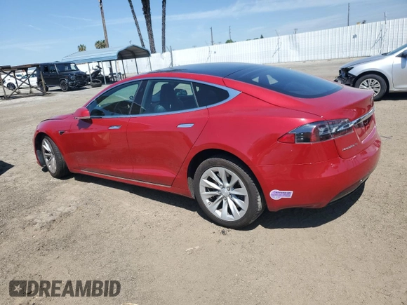 2018 Tesla Model S 75D with VIN 5YJSA1E20JF297943, listed as a Copart auction lot 52164325 with 46,051 mi miles and Salvage title. Bid and sale history available at DreamBid. Image 2.