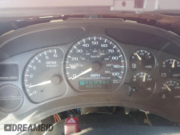 2002 GMC Yukon SLE with VIN 1GKEK13V82R169506, listed as a Copart auction lot 76829664 with 229,114 mi miles and Salvage Title. Bid and sale history available at carsss.com. Image 9.