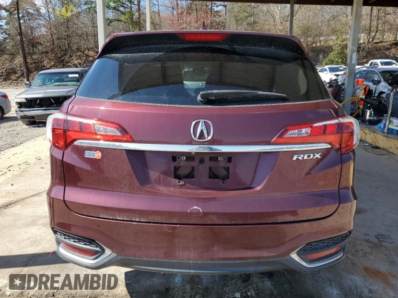 2017 Acura RDX with VIN 5J8TB3H3XHL008383, listed as a Copart auction lot 46120145 with 137,465 mi miles and Salvage Title. Bid and sale history available at carsss.com. Image 6.