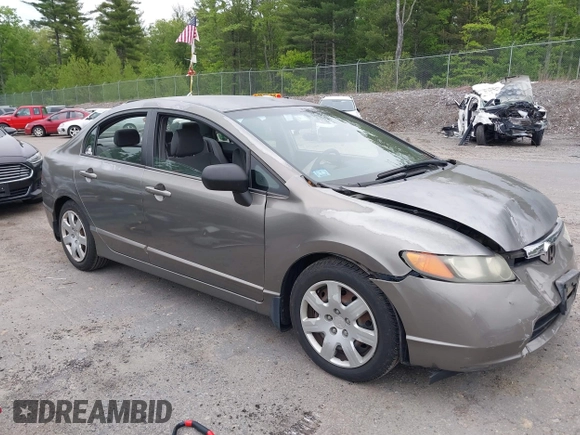 2006 Honda Civic LX z VIN 2HGFA165X6H525119, wystawiony jako IAAI lot #42314196 z przebiegiem 121 752 mil mil oraz . Historia ofert i sprzedaży dostępna na DreamBid. Obrazek 1.