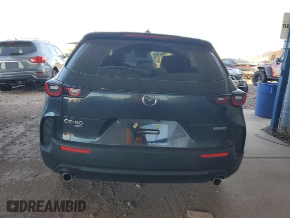 2024 Mazda CX-50 S Premium with VIN 7MMVABDM5RN211173, listed as a Copart auction lot 47625005 with 11,428 mi miles and Salvage Title. Bid and sale history available at DreamBid. Image 6.