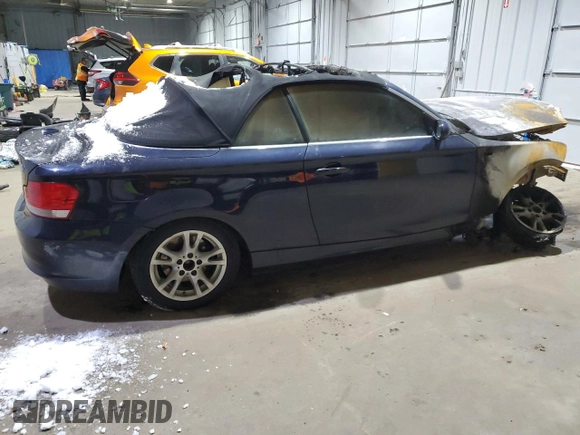 2008 BMW 1 Series 128i with VIN WBAUL73548VE86285, listed as a Copart auction lot 42819255 with Not provided miles and Salvage title. Bid and sale history available at DreamBid. Image 3.