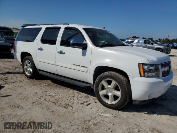 2008 Chevrolet Suburban LT with VIN 1GNFC16058J218236, listed as a Copart auction lot 75555554 with 103,718 mi miles and Salvage Title. Bid and sale history available at carsss.com. Image 4.