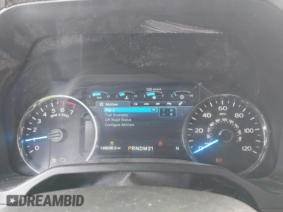 2017 Ford F-150 XL with VIN 1FTEW1EFXHKC56508, listed as a IAAI auction lot 41849739 with 149,209 mi miles and . Bid and sale history available at DreamBid. Image 7.